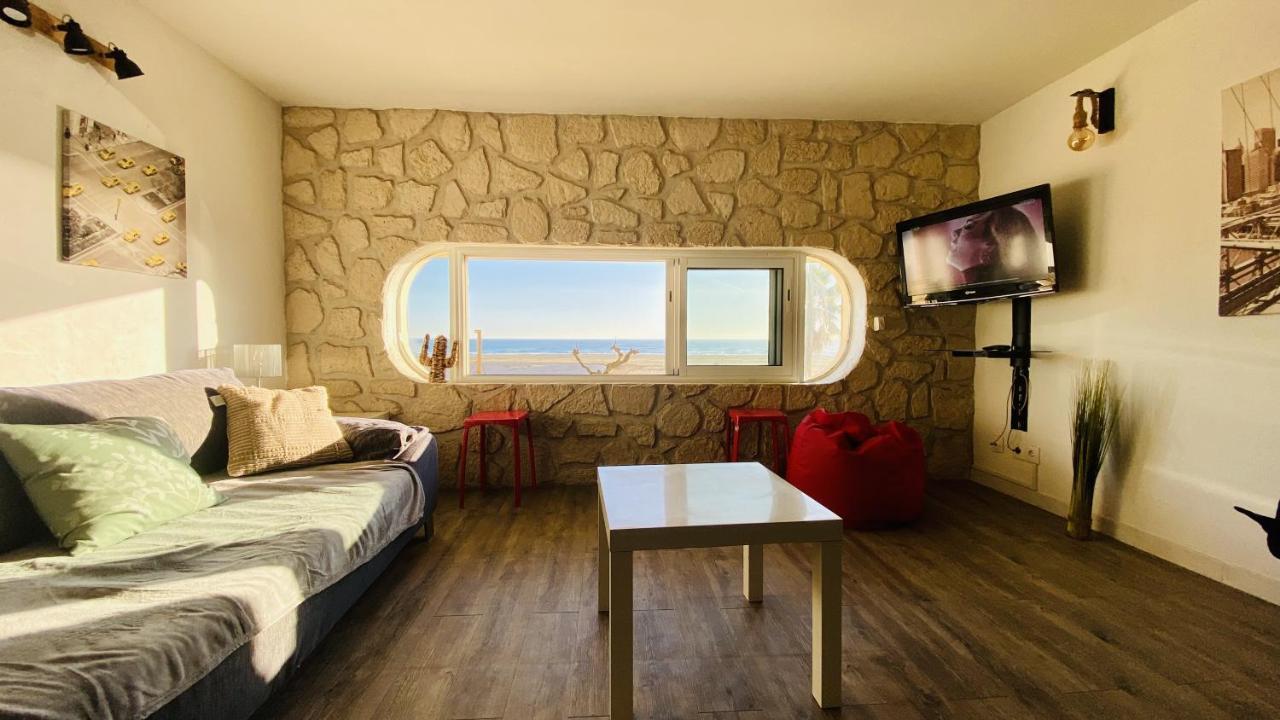 Méditerranée Salon vue mer au coeur de la ville 10m de la plage Canet-en-Roussillon Extérieur photo